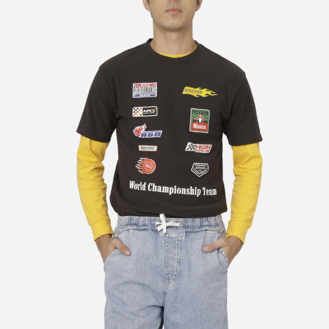 Branded Men's Graphic Tshirt World Championship Black