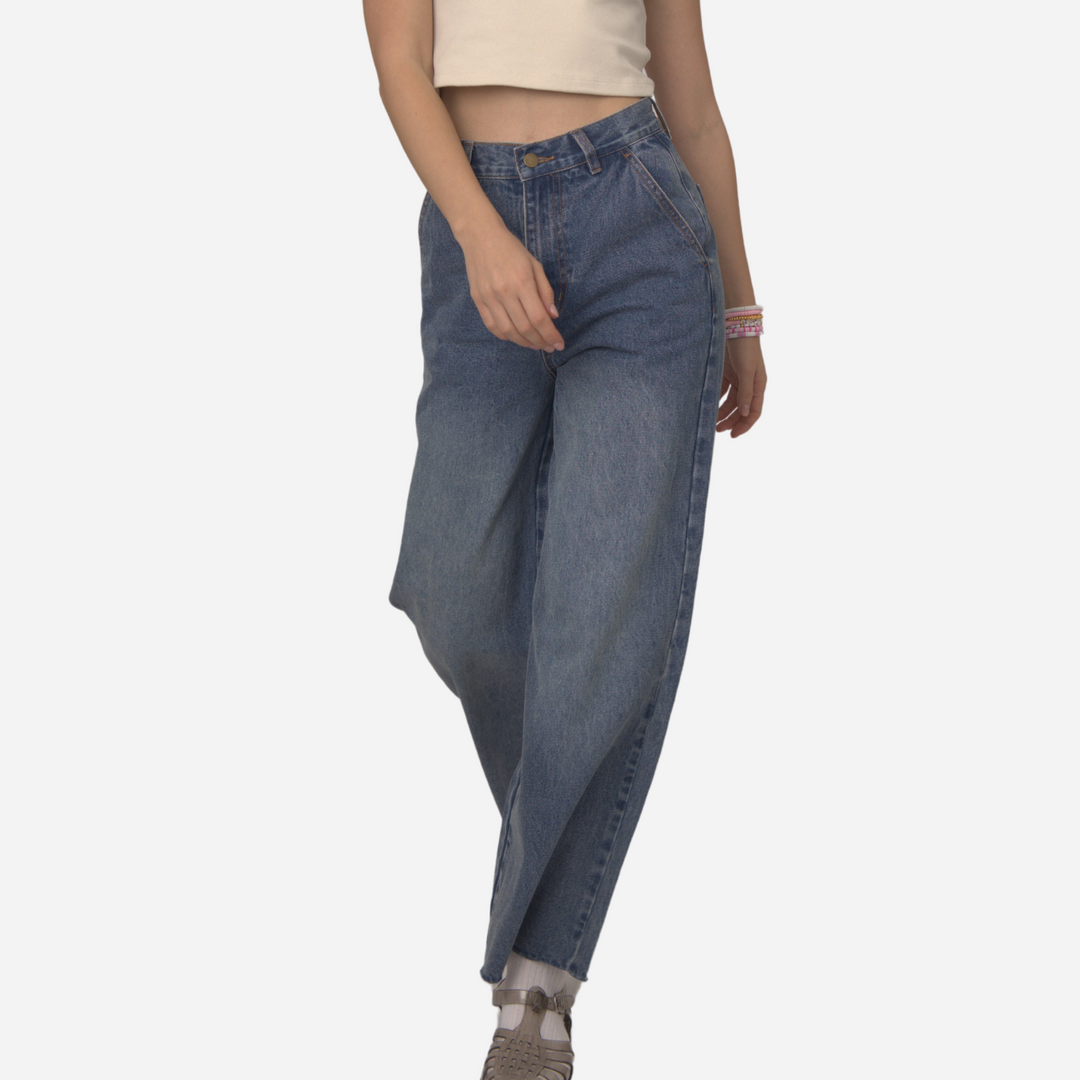 Branded Women's Denim Pants Blue