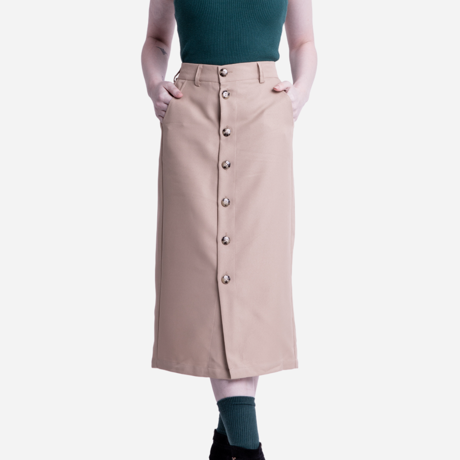 Busy Clothing Womens Brown Long Skirt main image 0