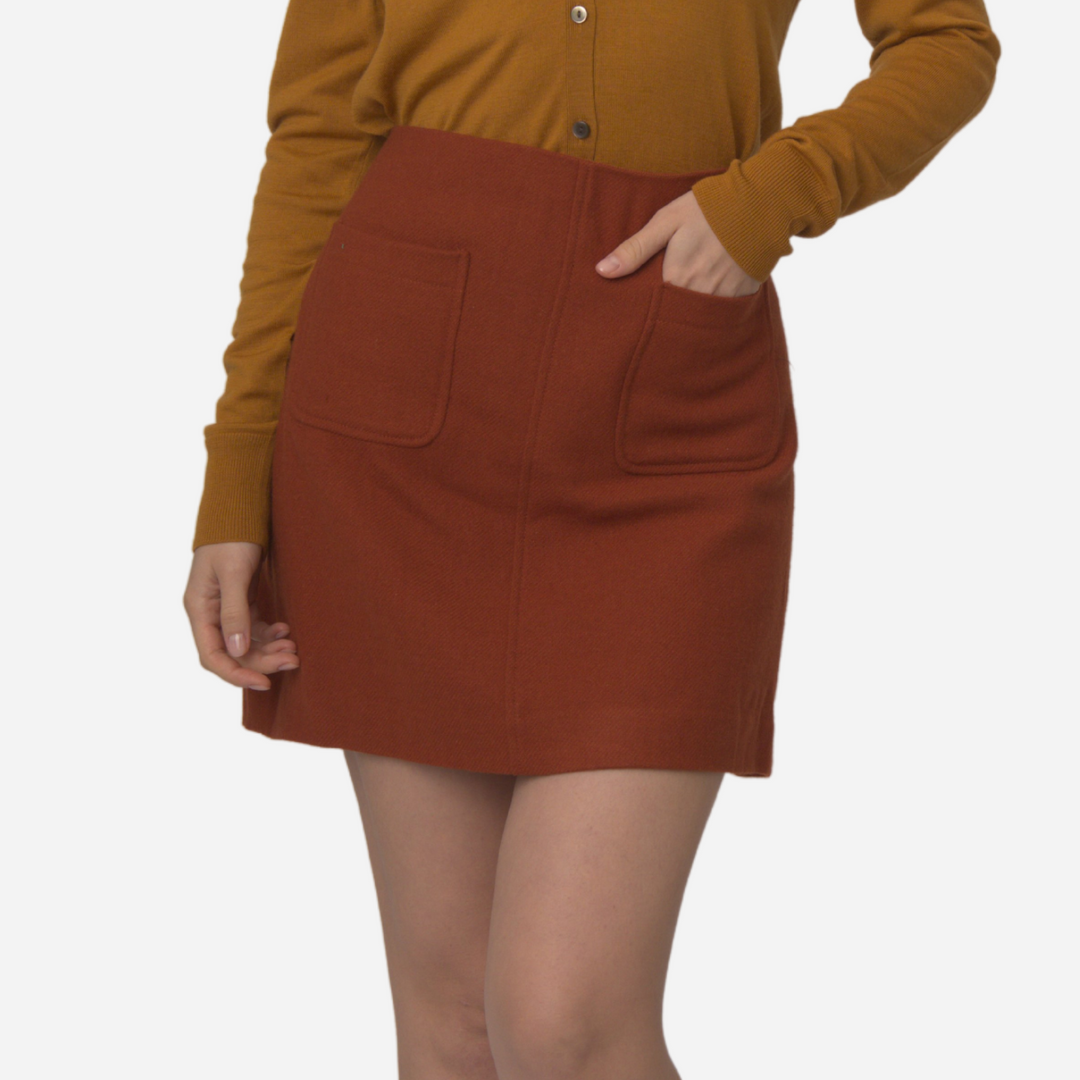 Branded Women's Skirt Rust