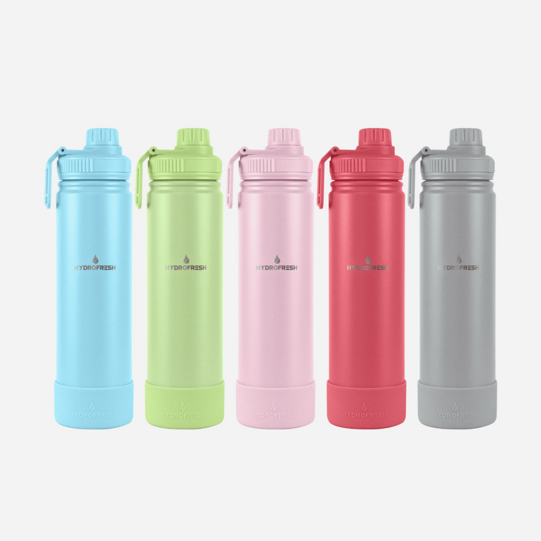 Hydrofresh Flask With Sporty handle and Silicone Boot 650mL