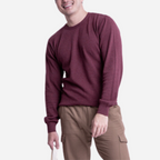 Branded Men's Knitted Sweater Maroon