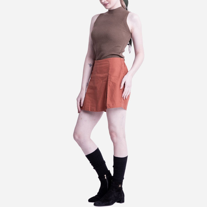 Branded Women's Knitted Top Brown