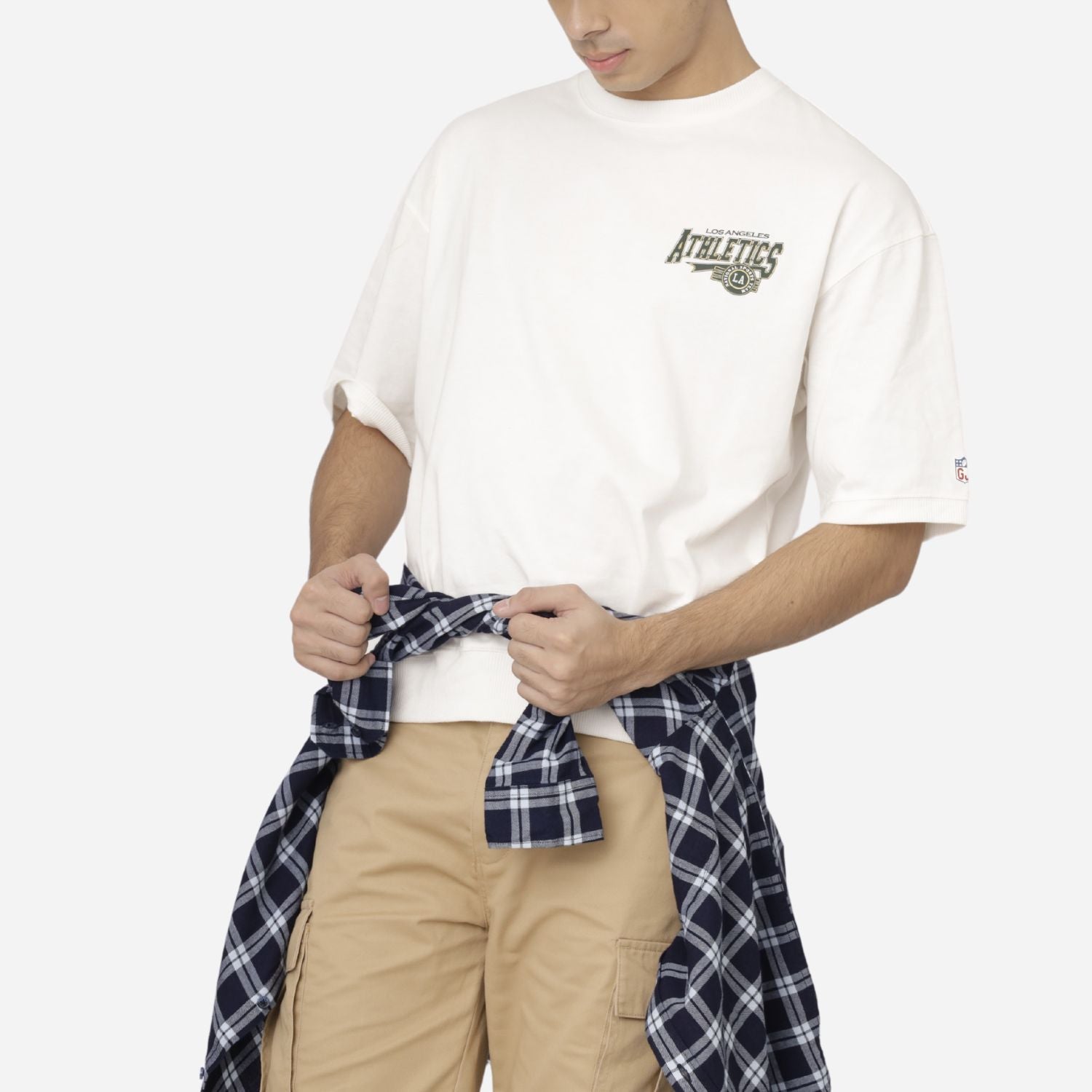 Branded Men's Graphic Tshirt Athletics White