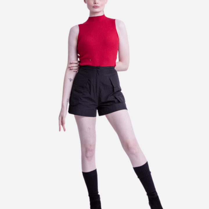 Branded Women's Knitted Top Red