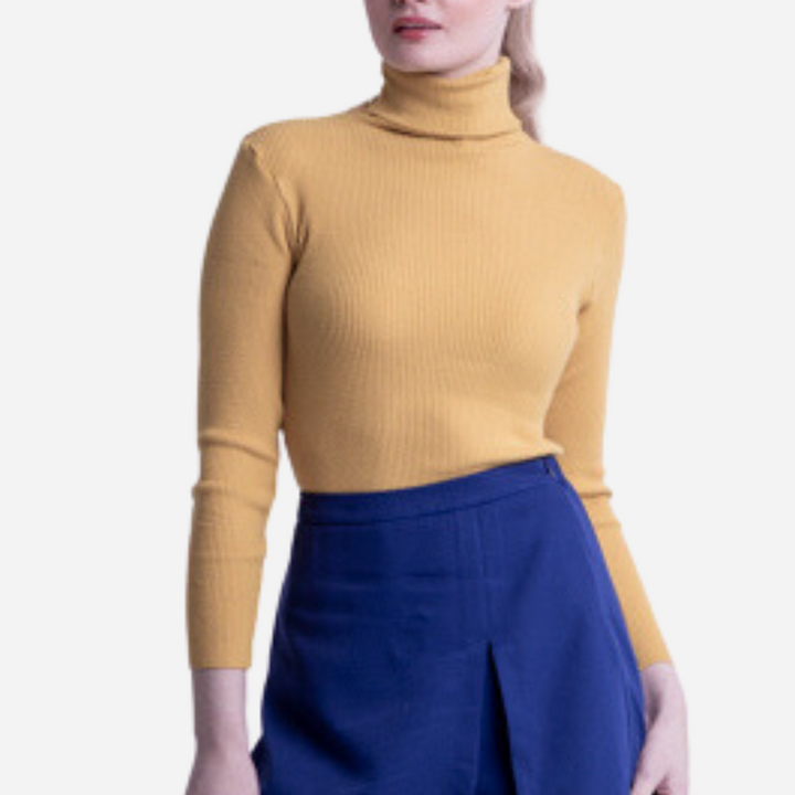 Branded Women's Sweater Top Yellow