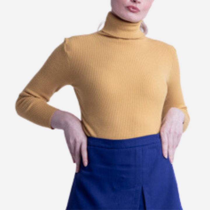 Branded Women's Sweater Top Yellow