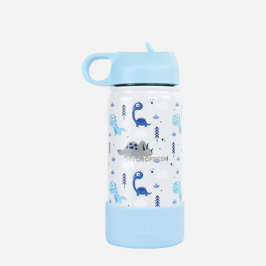 Hydrofresh V6 Printed Flask with straw 430ml