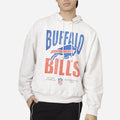 Branded Men's Graphic Pullover Hoodie Jacket Light Gray