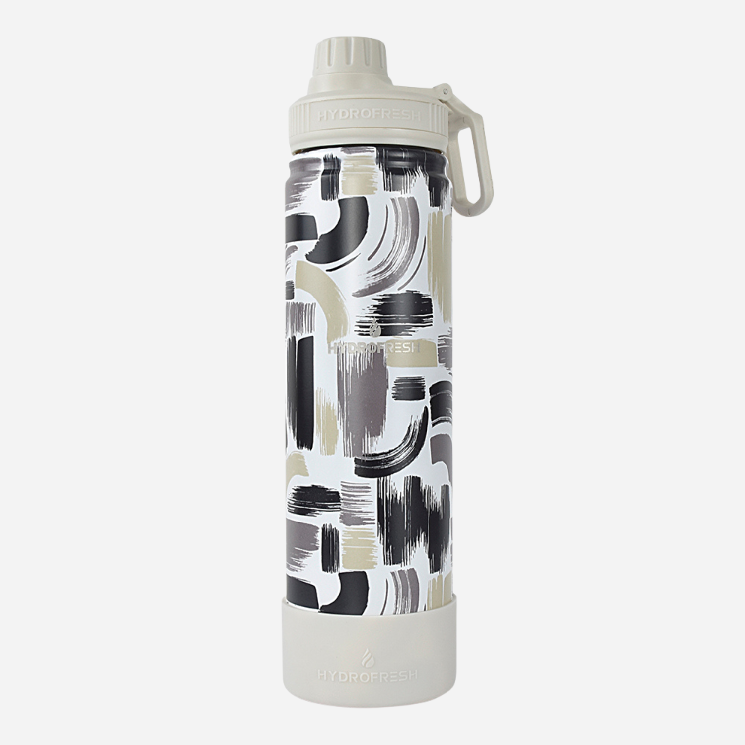 Hydrofresh Brush Pattern Flask With Sporty Handle 650ML