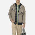 Branded Men's Lightweight Utility Jacket Olive