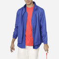 Branded Men's Lightweight Jacket Zip Blue