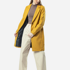 Branded Women's Trench Coat Yellow