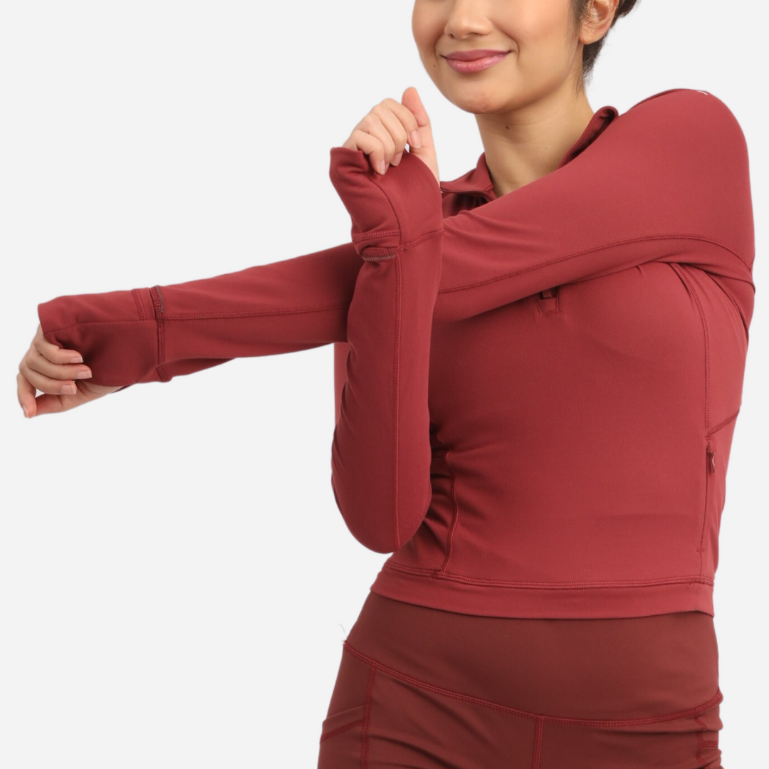 Branded Women's Active Jackets Maroon