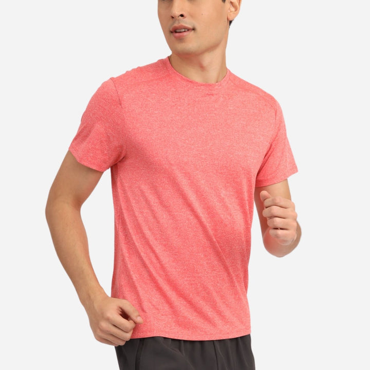 Branded Men's Active Training Tshirt Heathered Peach