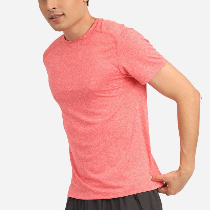 Branded Men's Active Training Tshirt Heathered Peach