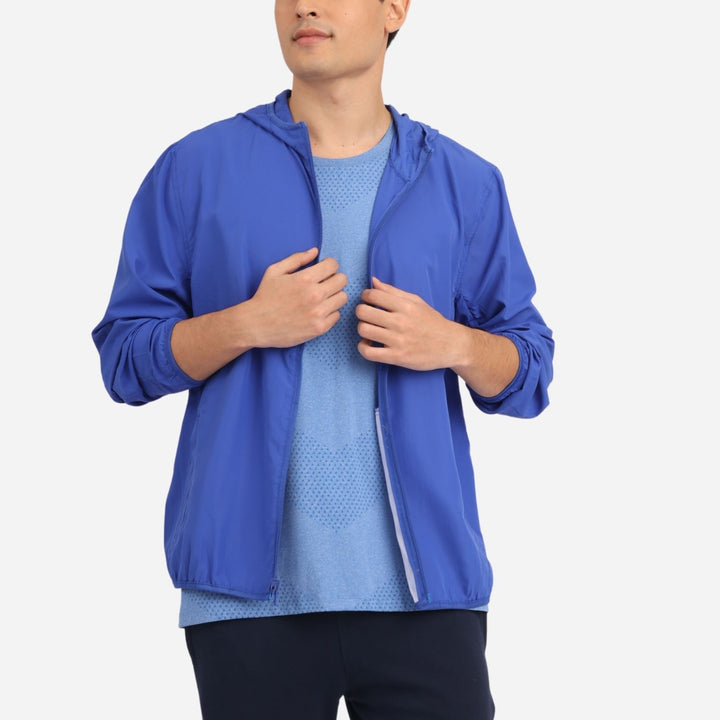 Branded Men's Lightweight Jacket Blue