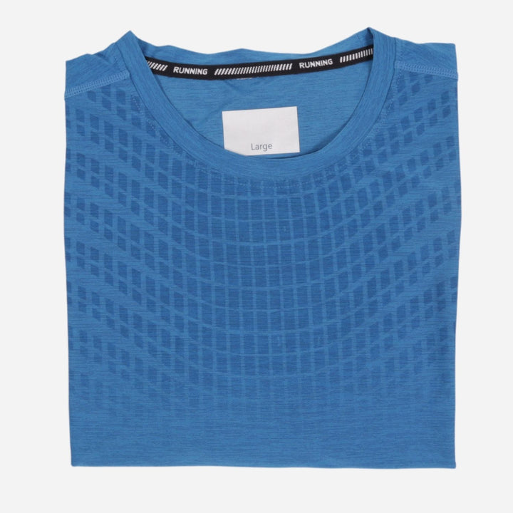 Branded Men's Active Running Tshirt Full Sublimation Blue