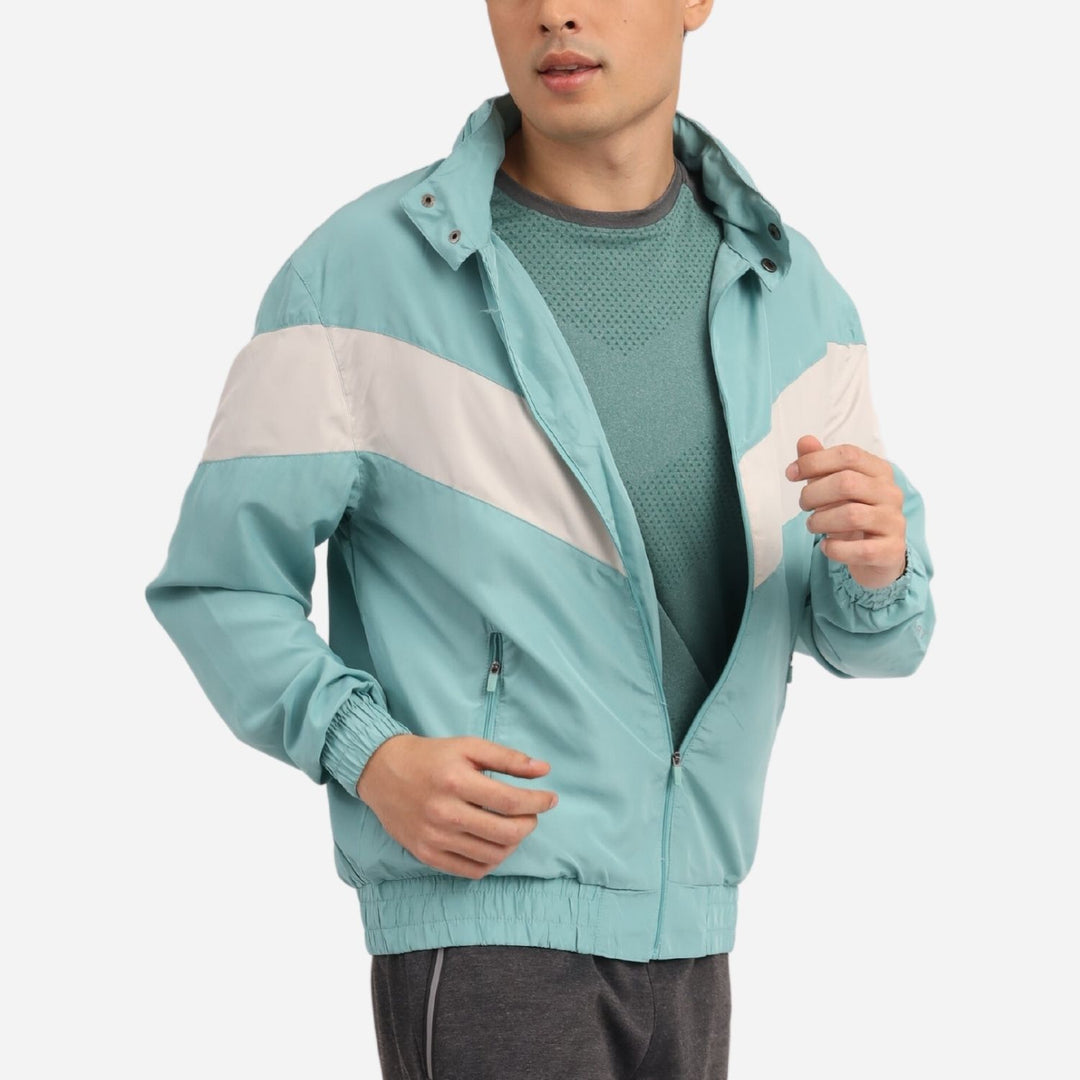 Branded Men's Active Track Jacket Turquiose