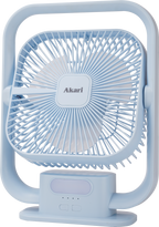 Akari 8" Rechargeable Fan with Light