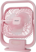 Akari 8" Rechargeable Fan with Light
