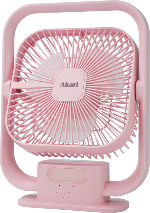 Akari 8" Rechargeable Fan with Light