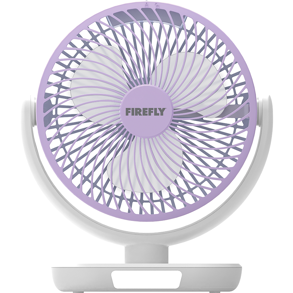 Firefly 6" Rechargeable Fan with Night Light