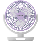 Firefly 6" Rechargeable Fan with Night Light