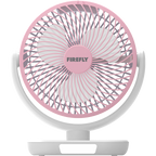 Firefly 6" Rechargeable Fan with Night Light