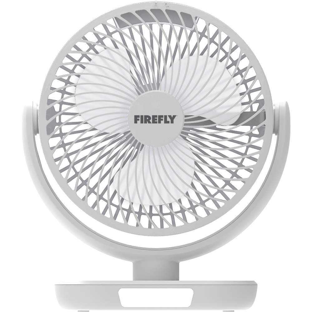 Firefly 6" Rechargeable Fan with Night Light