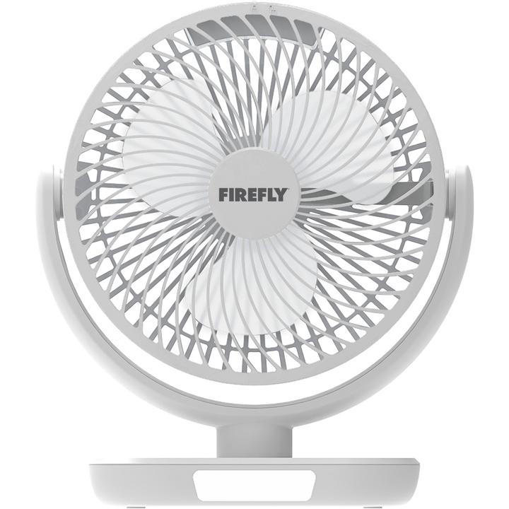 Firefly 6" Rechargeable Fan with Night Light