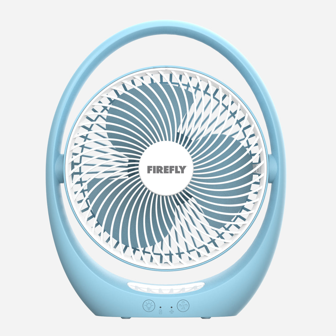 Firefly 7" Rechargeable Fan with Night Light