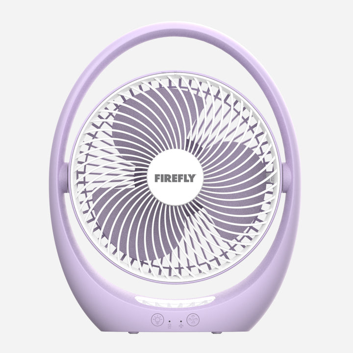 Firefly 7" Rechargeable Fan with Night Light