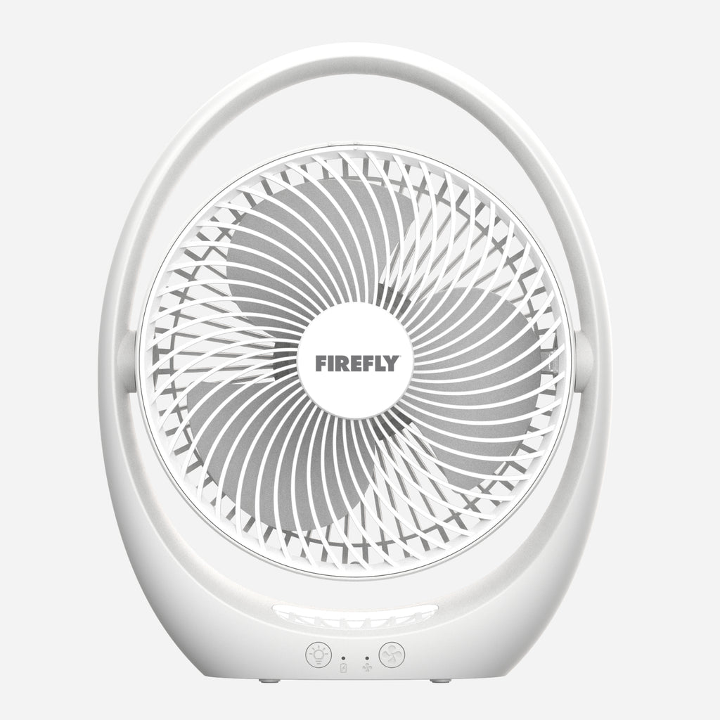 Firefly 7" Rechargeable Fan with Night Light