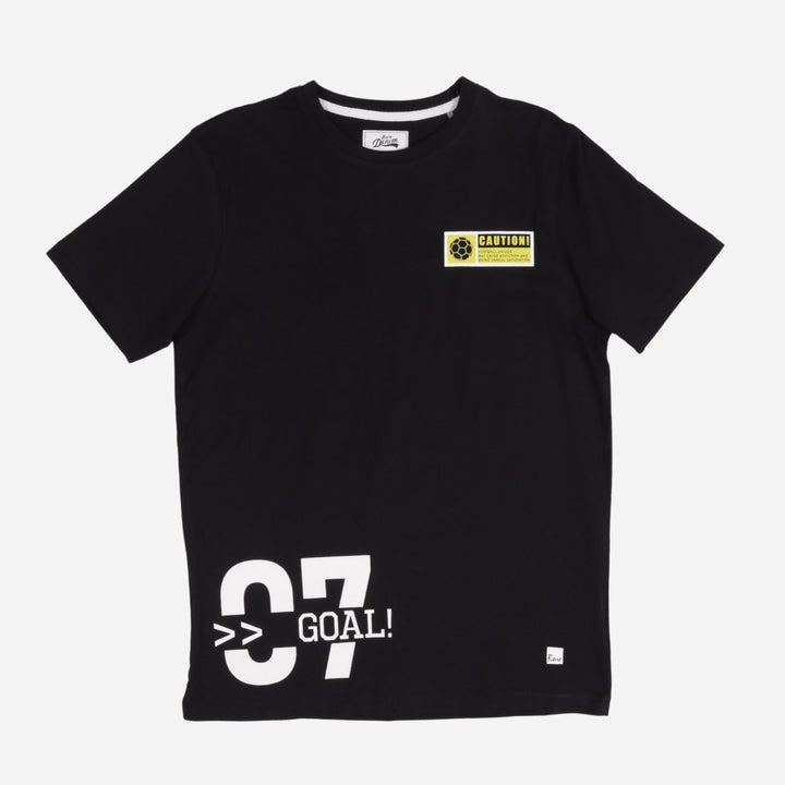 Branded Men's Graphic Tshirt 07 Goal Black