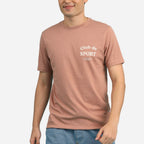 Branded Men's Graphic Tshirt Club De Sport Peach