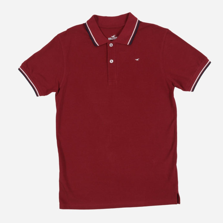 Branded Men's Honeycomb Poloshirt Red