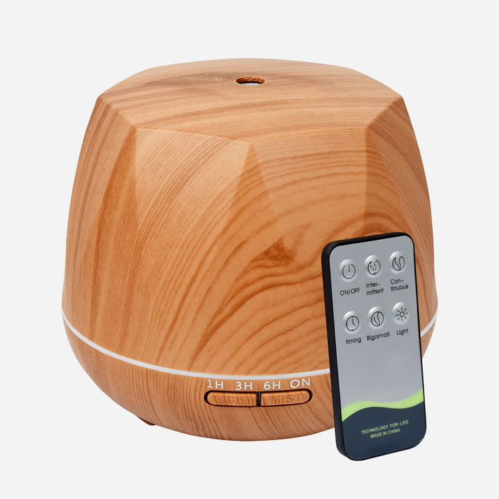 Fresh Air Wooden Humidifier Diamond Shape with Remote Wood