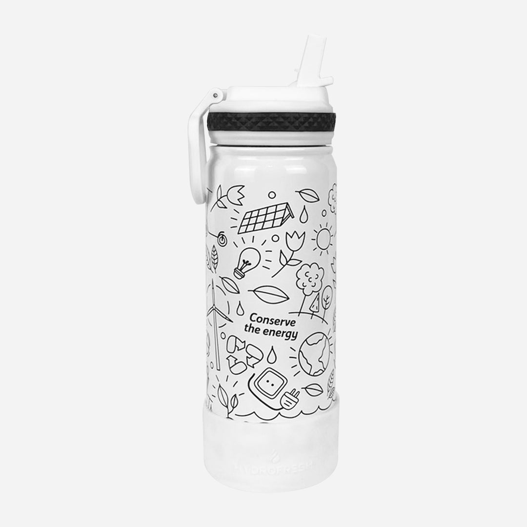 Hydrofresh EcoFlask with Flip Straw and Boot 532ml