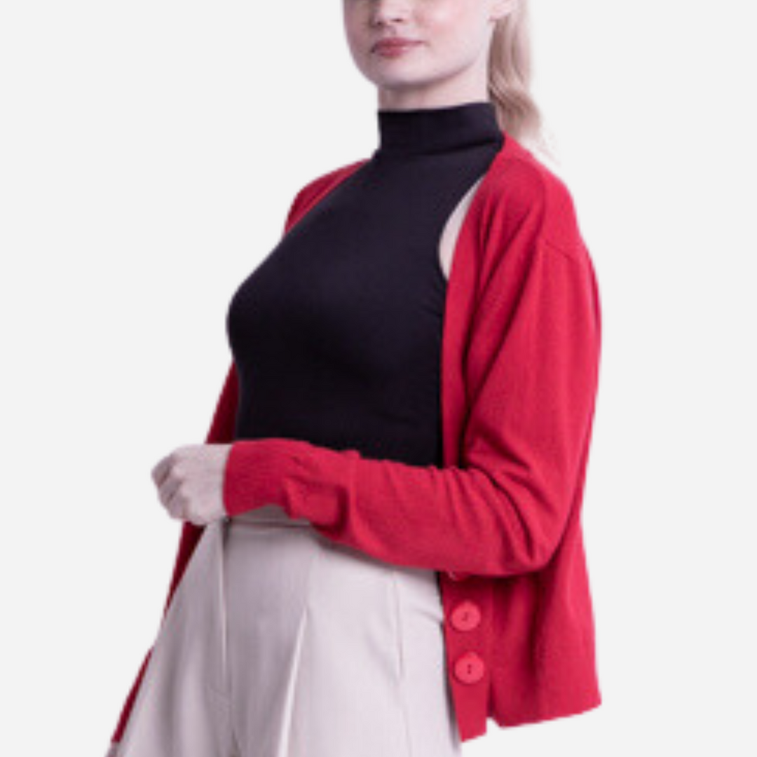 Branded Women's Cardigan Red