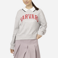 Branded Women's Pullover Jacket Light Gray
