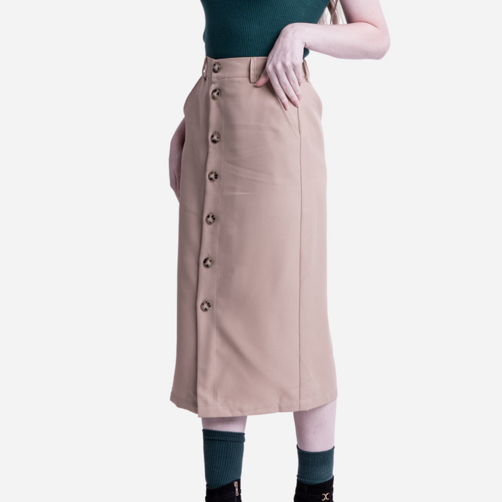 Branded Women's Long Skirt Brown