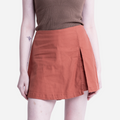 Branded Women's Slit Skort Rust Orange