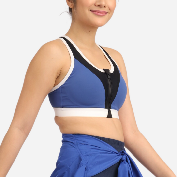 Branded Women's Sports Bra  Blue