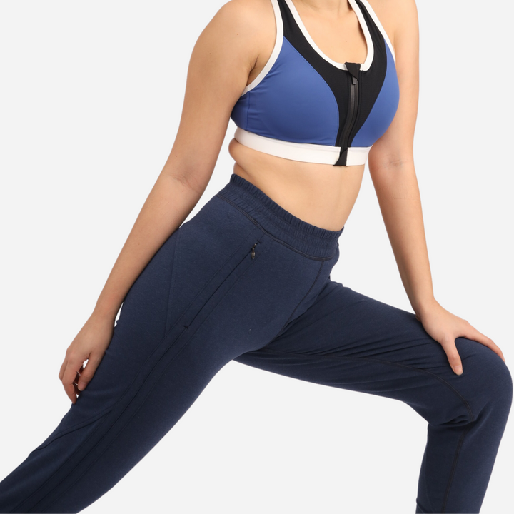 Branded Women's Sweat Jogger Pants Blue