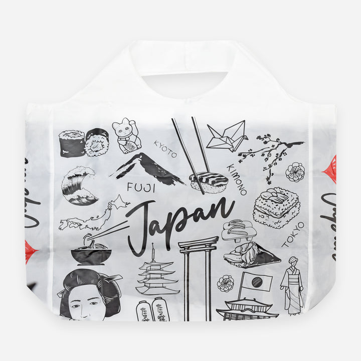 Reusable Tote Bag Japan White