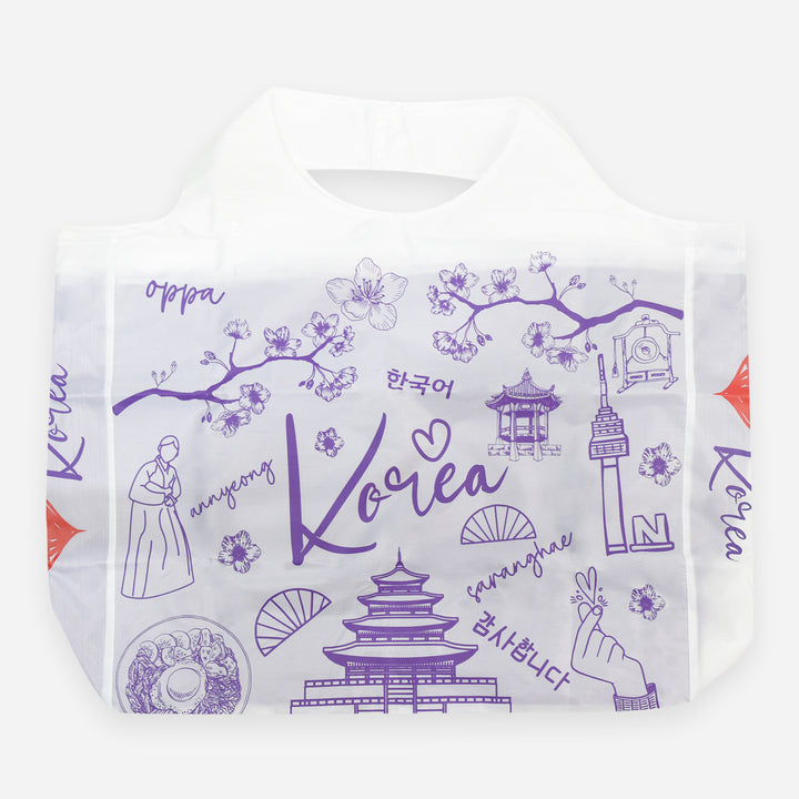 Reusable Tote Bag Korea White