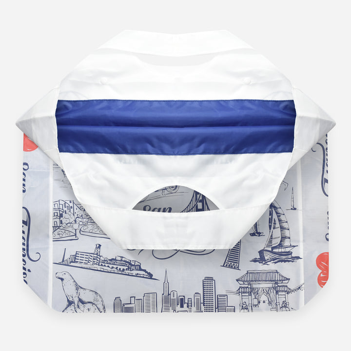 Reusable Tote Bag San Francisco White