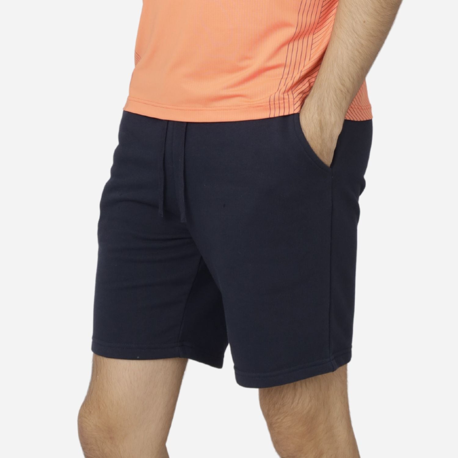 Branded Men's Active Training Shorts Plain Black