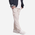 Branded Men's Active Cargo Sweatpants Cream